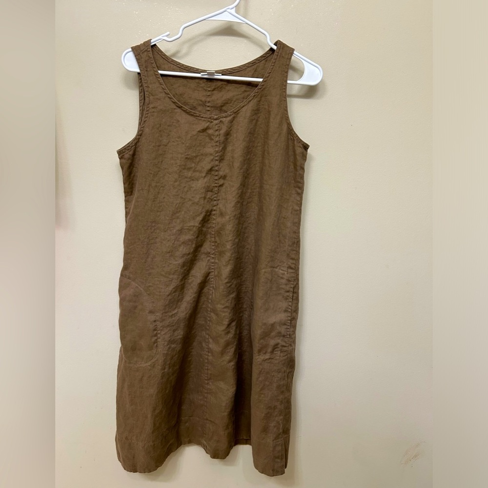 J. Jill Love Linen brown dress size small